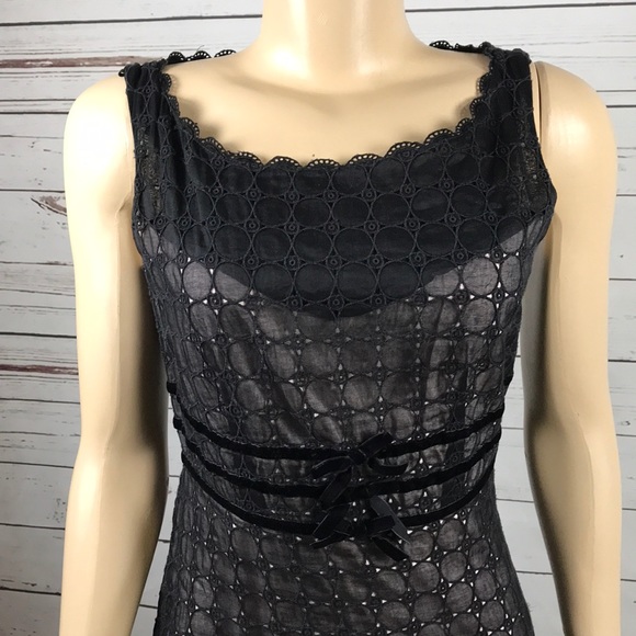 Anthropologie Dresses & Skirts - Anthropologie Odille black eyelet lace dress sz 4
